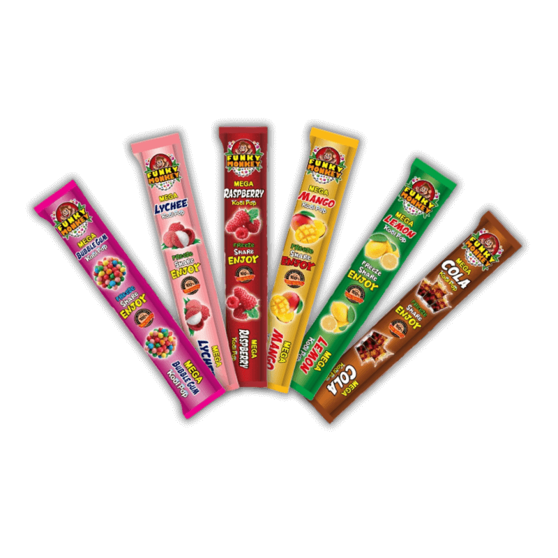 Funky Monkey Mega Kool Pops Box (6 pcs)