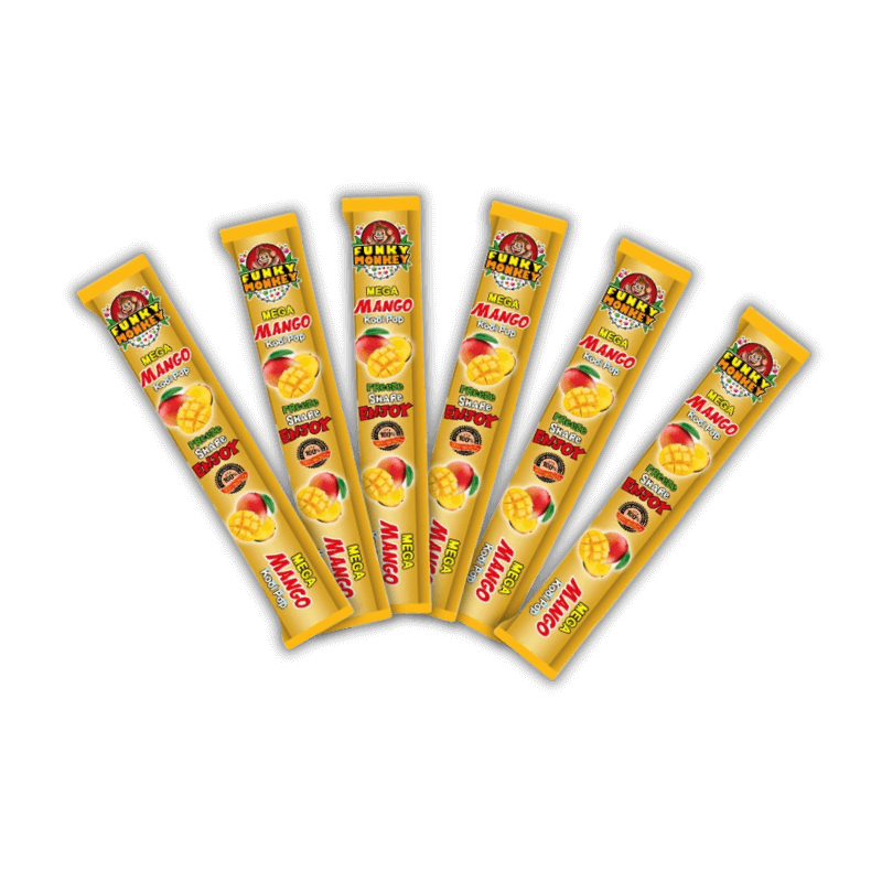 Funky Monkey 6 Mango Kool Pops Frozen Snack