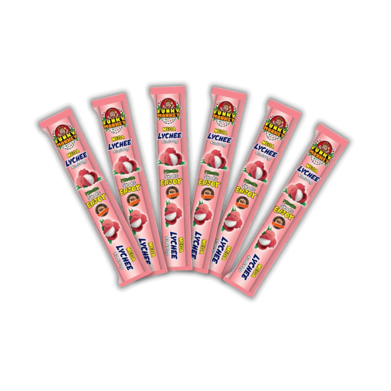 Funky Monkey 6 Lychee Kool Pops Frozen Treats